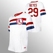 St. Louis Cardinals Alex Reyes White Cooperstown Collection V-Neck Jersey