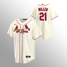 Men's St. Louis Cardinals Andrew Miller #21 Cream Replica Alternate Jersey