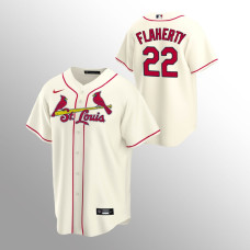 Men's St. Louis Cardinals Jack Flaherty #22 Cream Replica Alternate Jersey