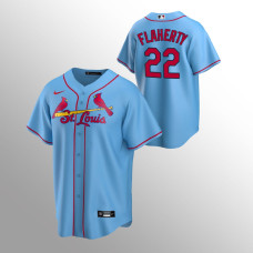 Men's St. Louis Cardinals Jack Flaherty #22 Light Blue Replica Alternate Jersey