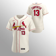 Men's St. Louis Cardinals Matt Carpenter Authentic Cream 2020 Alternate Jersey