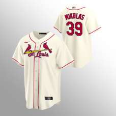 Men's St. Louis Cardinals Miles Mikolas #39 Cream Replica Alternate Jersey