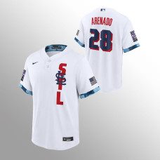 Nolan Arenado St. Louis Cardinals White 2021 MLB All-Star Game Replica Jersey