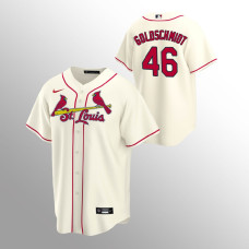 Men's St. Louis Cardinals Paul Goldschmidt #46 Cream Replica Alternate Jersey