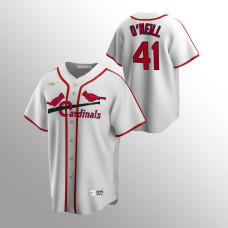 Men's St. Louis Cardinals Tyler O'Neill #41 White Cooperstown Collection Home Jersey