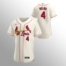 Men's St. Louis Cardinals Yadier Molina Authentic Cream 2020 Alternate Jersey