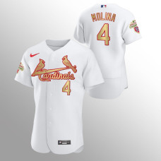 St. Louis Cardinals Yadier Molina White 2011 World Series Champions Jersey