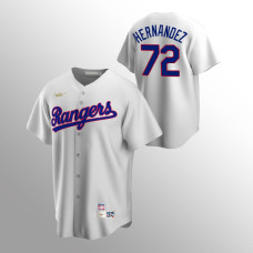 Jonathan Hernandez Texas Rangers White Cooperstown Collection Home Jersey