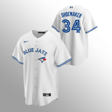 Men's Toronto Blue Jays Matt Shoemaker #34 White Replica Home Jersey