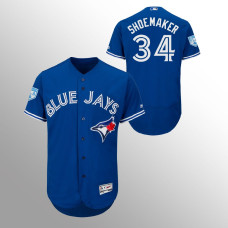 Men's Toronto Blue Jays #34 Royal Matt Shoemaker 2019 Spring Training Flex Base Majestic Jersey