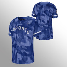 Men's Toronto Blue Jays Royal Authentic Collection Camo Jersey