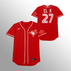 Toronto Blue Jays Vladimir Guerrero Jr. Red 2021 Players' Weekend Nickname Jersey