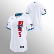 Men's Washington Nationals 2021 MLB All-Star Game White Authentic Jersey