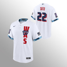 Juan Soto Washington Nationals White 2021 MLB All-Star Game Replica Jersey