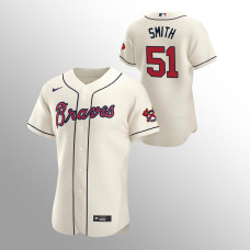 Atlanta Braves Will Smith Cream Authentic Alternate Jersey