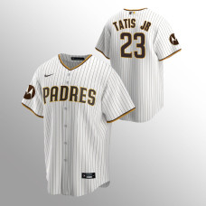 Fernando Tatis Jr. San Diego Padres Replica Motorola Patch White Jersey