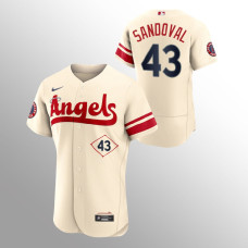 Cream Angels Patrick Sandoval 2022 City Connect Jersey Authentic