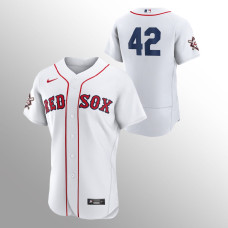 Jackie Robinson Boston Red Sox Authentic White Jersey