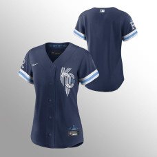 Royals # Women's 2022 City Connect Replica Navy Jersey
