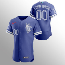 Custom Kansas City Royals Authentic 2022 City Connect Royal Jersey