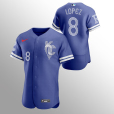 Nicky Lopez Kansas City Royals Authentic 2022 City Connect Royal Jersey