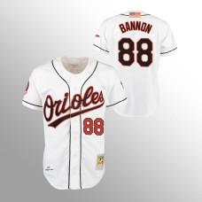 Rylan Bannon Orioles #88 Authentic Jersey Home White