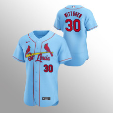 Authentic Nick Wittgren St. Louis Cardinals Alternate Light Blue Jersey