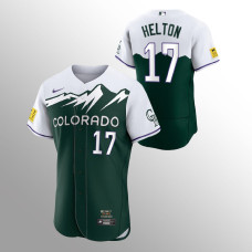Colorado Rockies Jersey Todd Helton Green #17 2022 City Connect Authentic