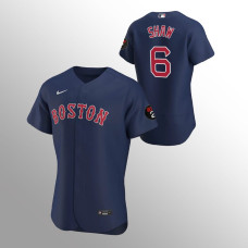 Boston Red Sox Authentic Jersey #6 Travis Shaw Alternate Navy