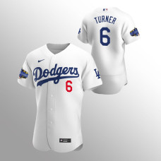 Los Angeles Dodgers #6 Trea Turner Authentic 2022 All-Star Game White Jersey