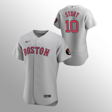 Boston Red Sox Jersey Trevor Story Gray #10 Authentic Road