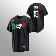 Black Will Smith Dodgers Jersey Mexican Heritage Night Replica