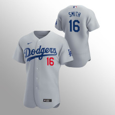 Los Angeles Dodgers Jersey Will Smith Gray #16 Authentic Alternate
