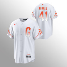 Wilmer Flores White Giants Jersey 2022 City Connect Replica