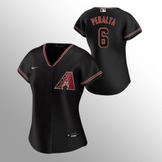 Women's Arizona Diamondbacks David Peralta Black Replica Alternate Jersey