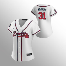 Women's Atlanta Braves Greg Maddux White Home 2021 MLB All-Star Game Replica Jersey
