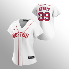 Women's Boston Red Sox Christian Arroyo White 2021 Replica Patriots' Day Jersey