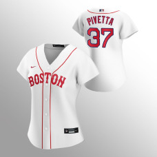 Women's Boston Red Sox Nick Pivetta White 2021 Replica Patriots' Day Jersey