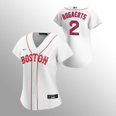 Women's Boston Red Sox Xander Bogaerts White 2021 Replica Patriots' Day Jersey