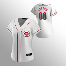 Women's Cincinnati Reds Custom White 2020 Replica Home Jersey