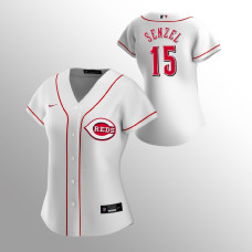 Women's Cincinnati Reds Nick Senzel White 2020 Replica Home Jersey