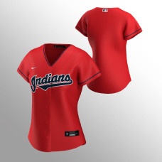 Women's Cleveland Indians Replica Red Alternate Jersey
