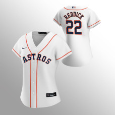 Women's Houston Astros Josh Reddick White 2020 Replica Home Jersey