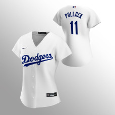 Women's Los Angeles Dodgers A.J. Pollock White 2020 Replica Home Jersey