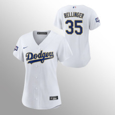 Women's Los Angeles Dodgers Cody Bellinger White 2021 Gold Program Replica Jersey
