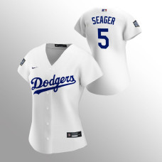 Women's Los Angeles Dodgers Corey Seager White 2020 World Series Replica Jersey