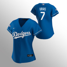 Women's Los Angeles Dodgers Julio Urias Royal 2020 World Series Champions Replica Jersey