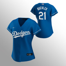 Women's Los Angeles Dodgers Walker Buehler Royal 2020 Replica Alternate Jersey