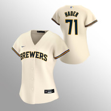 Women's Milwaukee Brewers Josh Hader Cream 2020 Replica Home Jersey