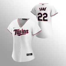 Women's Minnesota Twins Miguel Sano White 2020 Replica Home Jersey